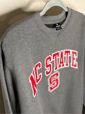 NC State Gray Crewneck Sweatshirt #1077